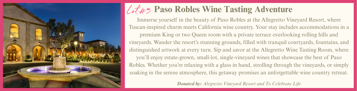 Lot 5 Paso Robles Wine Tasting Adventure
